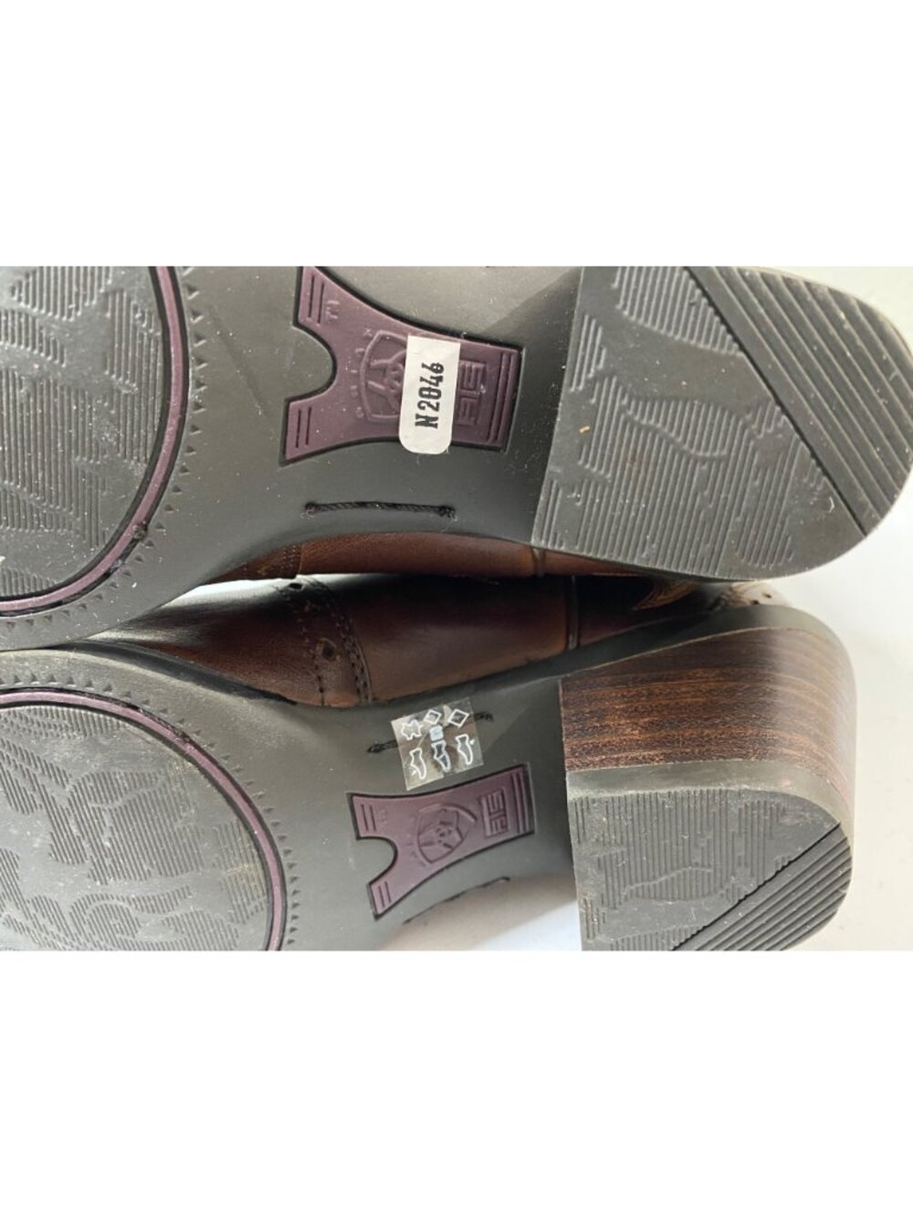 Ariat Cowgirl Boots Women 7C Brown Leather Embroidered Style 10005908 - Picture 16 of 16